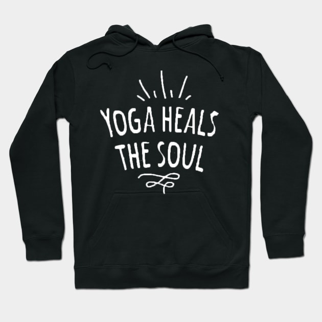 Yoga heals the soul shirt Hoodie by Tee Shop